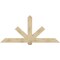 Ekena Millwork Kennewick Rough Sawn Timber Gable Bracket, Douglas Fir, 84"W x 38"H x 6"D x 6"F, 11/12 Pitch GBW084X38X0606KEN00RDF - alternate 1